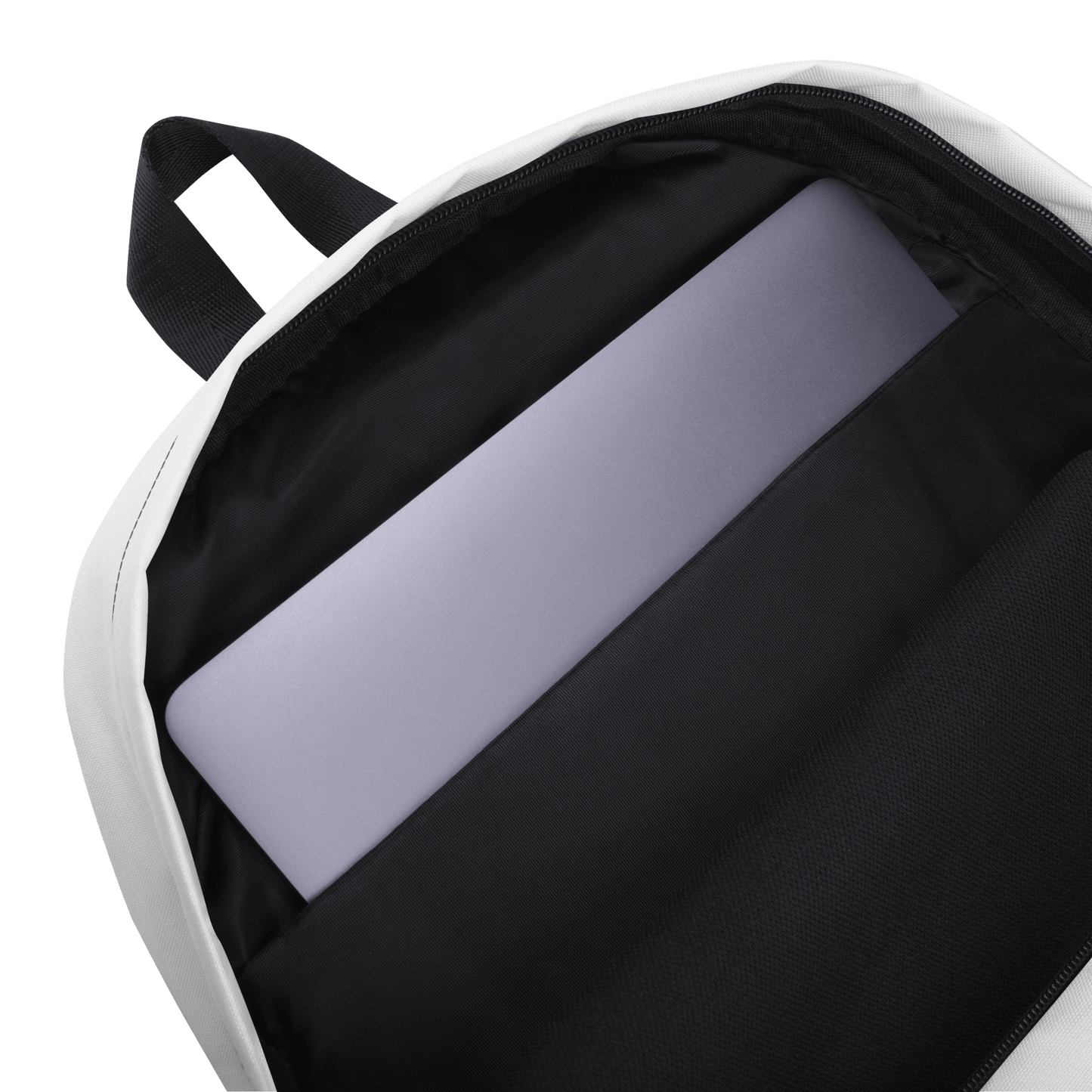 inside of backpack