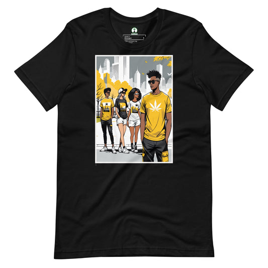 cool black and yellow shirt