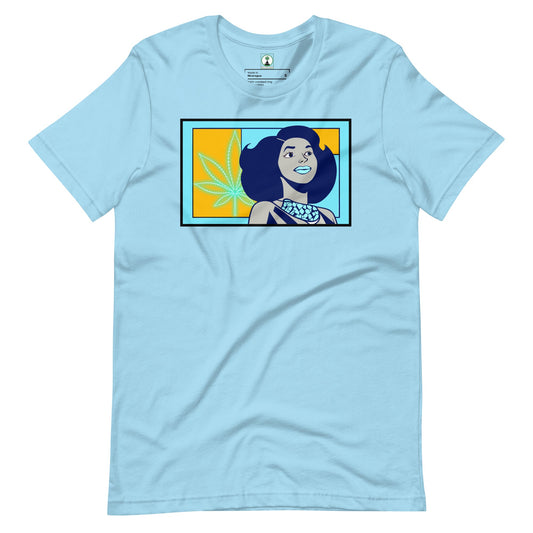 powder blue color shirt