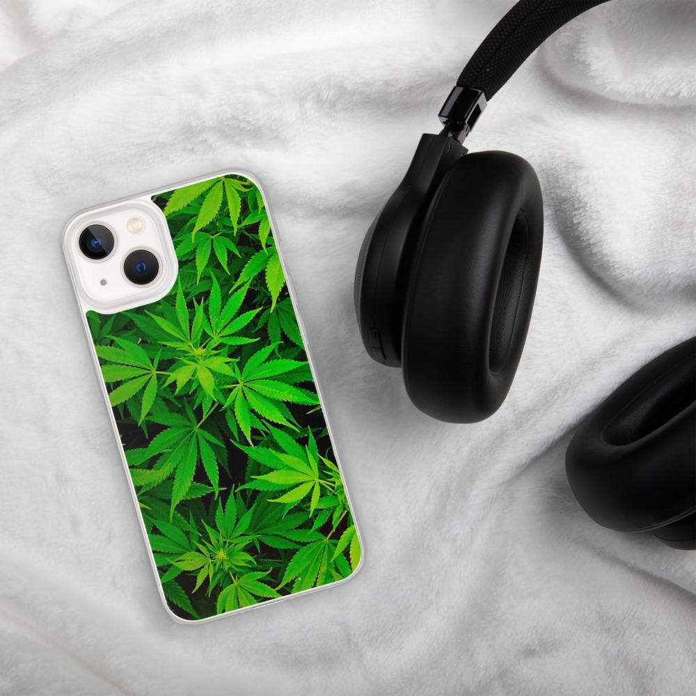 Leafy Luxury: Green Weed Phone Case! Elevate Your Style!