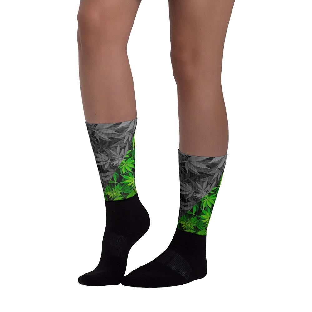 Cool Weed Socks Grey and Green Socks Score Here for Under 20 - 420 Weed Shirts