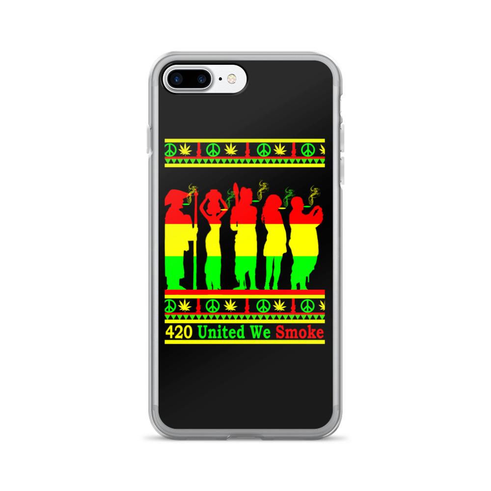 United We Smoke 420 iPhone 7/7 Plus Case - 420 Weed Shirts