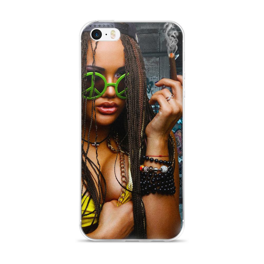 Girl Smoking iPhone Case