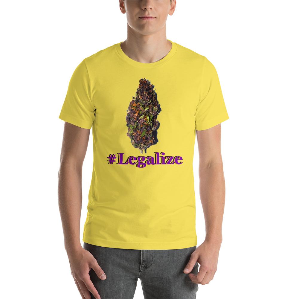weed bud on shirt