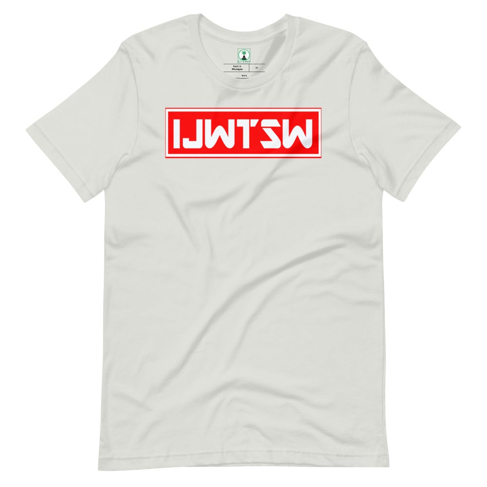 red and white shirt