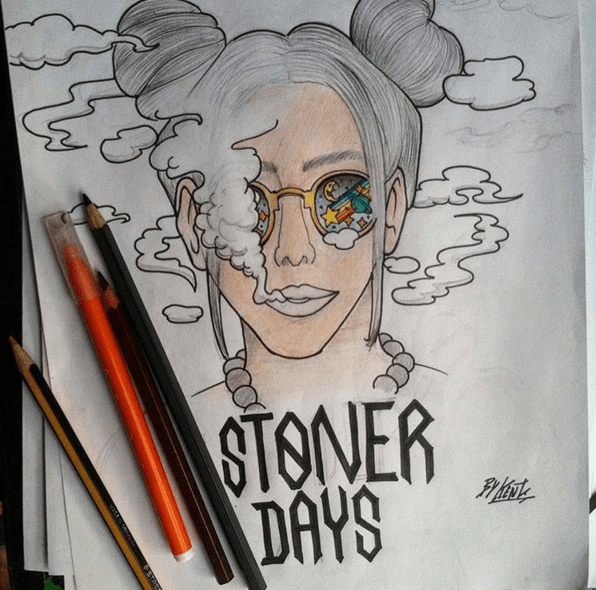 Dope Drawings to Enjoy While High, Stoner Drawings Enter
