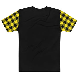 black and yellow plaid shirt