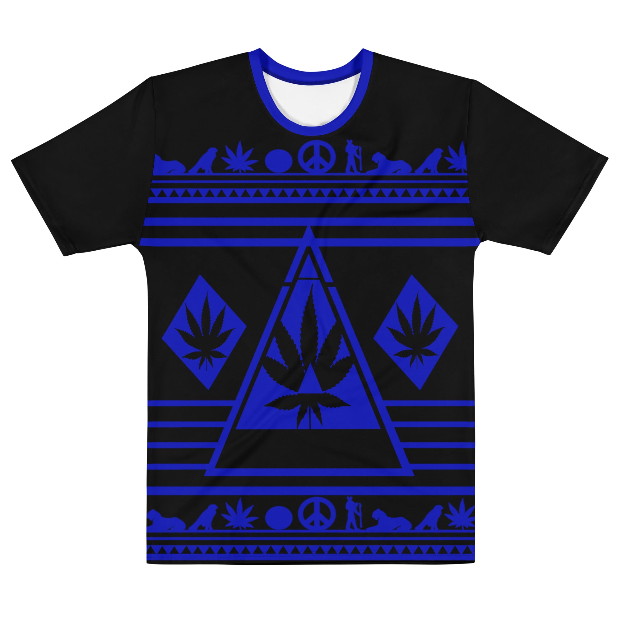 Navy Dreams: Dive into 420 Style with Our Navy Blue Graphic Tee!