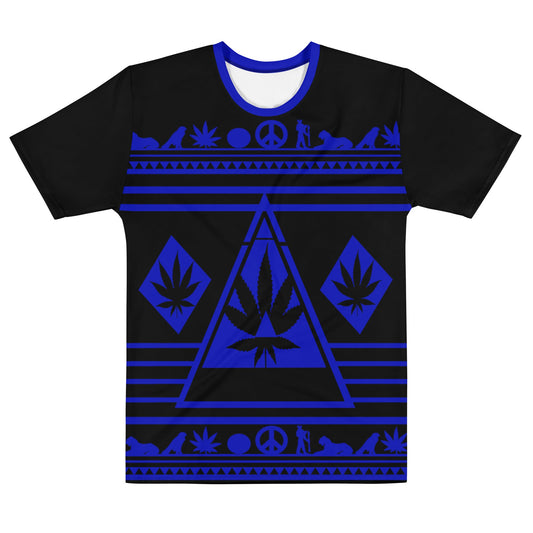 Blue Waves: Ride the Trend with Navy Blue Graphic Tee!