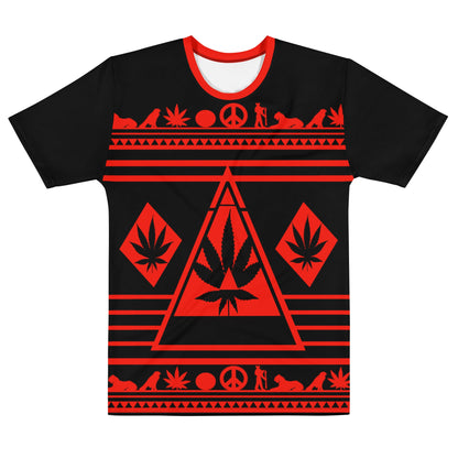 Stoner Graphic Tees: Elevate Your Look with Red and Black Graphic Shirt