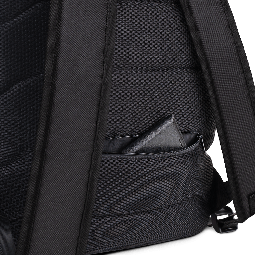 gamma blue leaf design backpack
