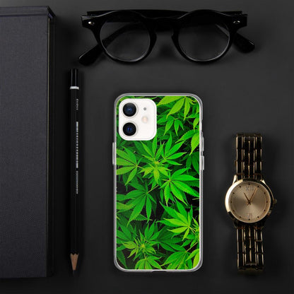 Leafy Luxury: Green Weed Phone Case! Elevate Your Style!