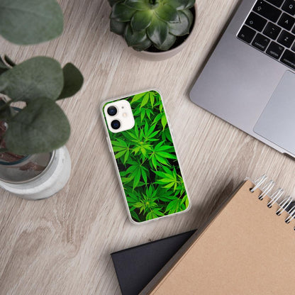 Leafy Luxury: Green Weed Phone Case! Elevate Your Style!