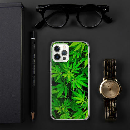 Leafy Luxury: Green Weed Phone Case! Elevate Your Style!