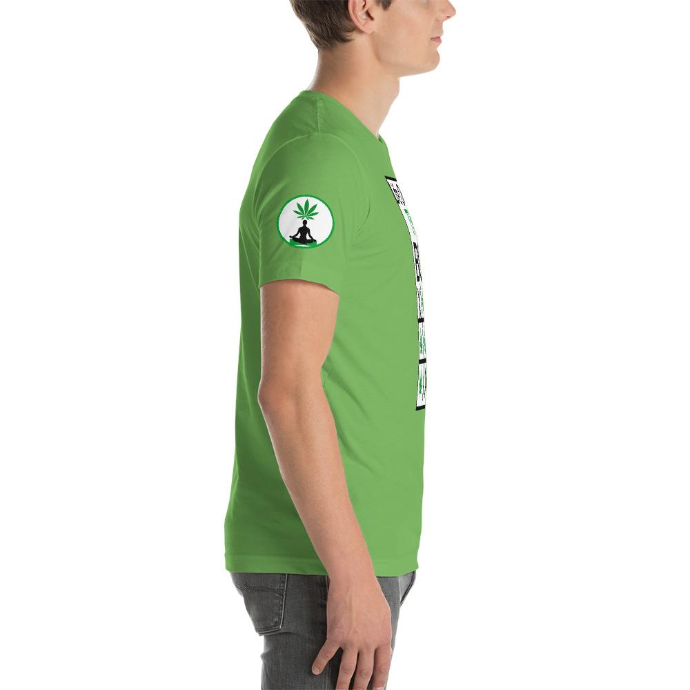 weed logo on arm shirt