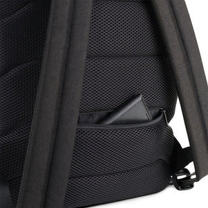 backpack with stash pocket