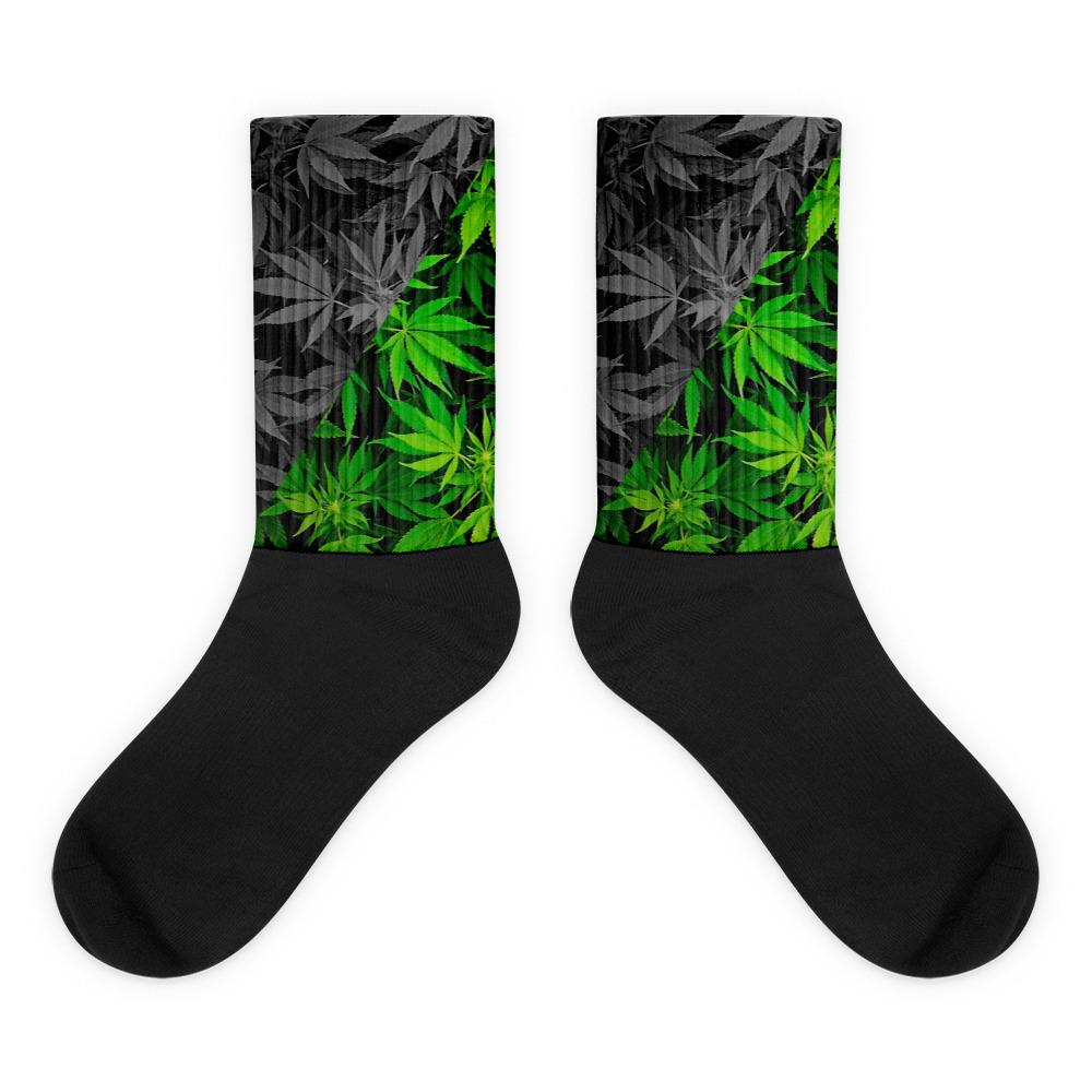 Cool Weed Socks Grey and Green Socks Score Here for Under 20 - 420 Weed Shirts 