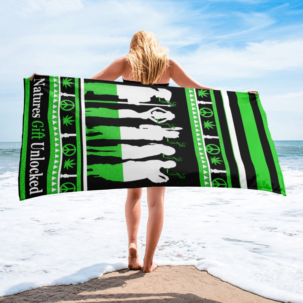 Green Beach Towels-Shop Funky Beach Towels