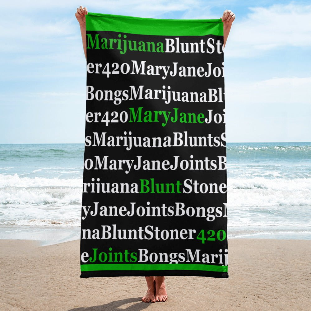 Green Beach Towel-Buy Towels Online